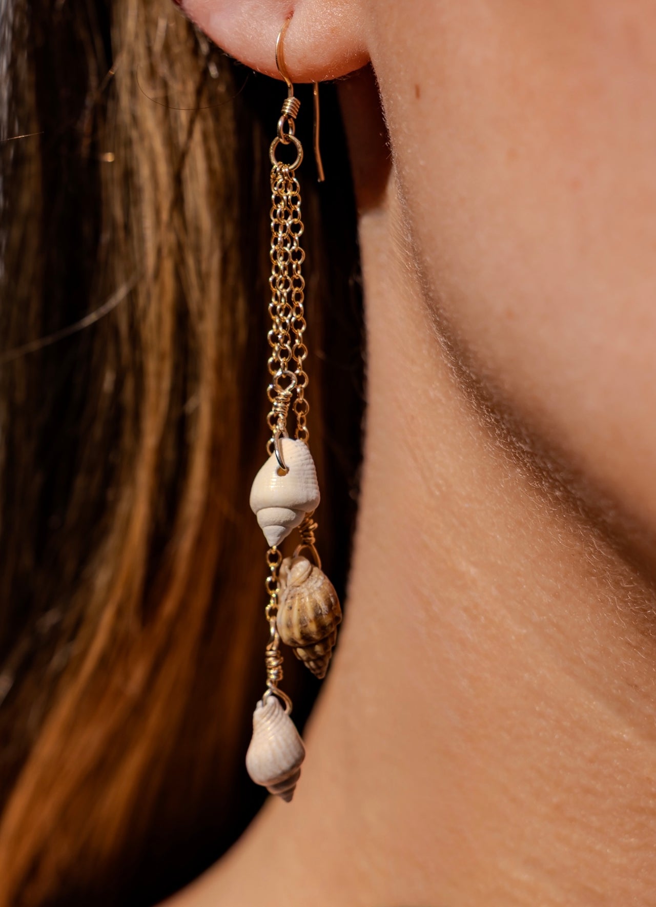 Seashell Trio Earrings