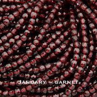 Personalized Birthstone Heart Chandelier Boho Style Necklace: 14k Gold Filled, 14k Rose Gold Filled or Sterling Silver