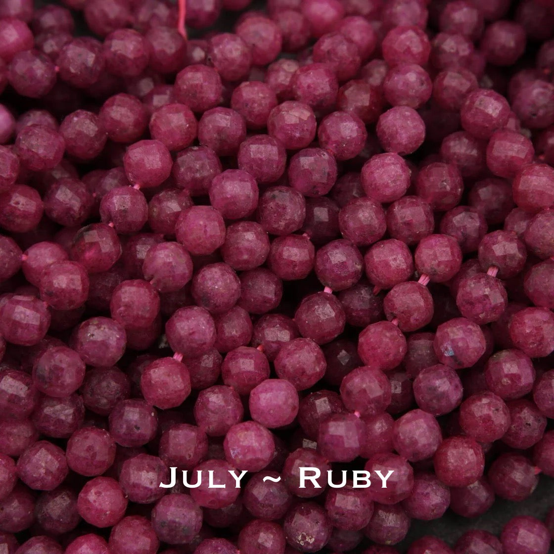 Personalized Birthstone Heart Chandelier Boho Style Necklace: 14k Gold Filled, 14k Rose Gold Filled or Sterling Silver