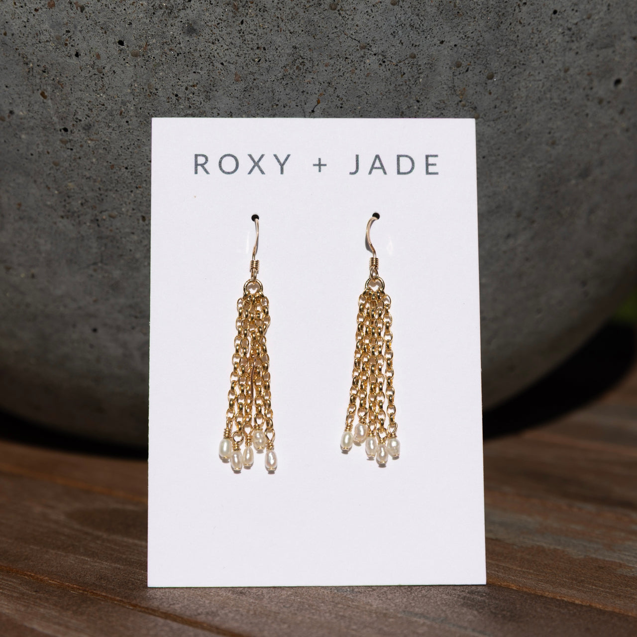 14kt Gold Filled Mini White Baroque Pearl Earrings