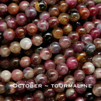 Personalized Birthstone Heart Chandelier Boho Style Necklace: 14k Gold Filled, 14k Rose Gold Filled or Sterling Silver