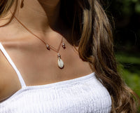 Cowrie Shell + Freshwater Pearl Necklace