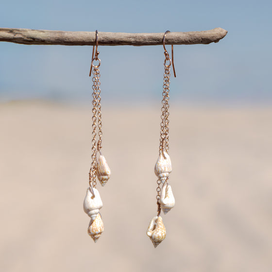 Seashell Trio Earrings