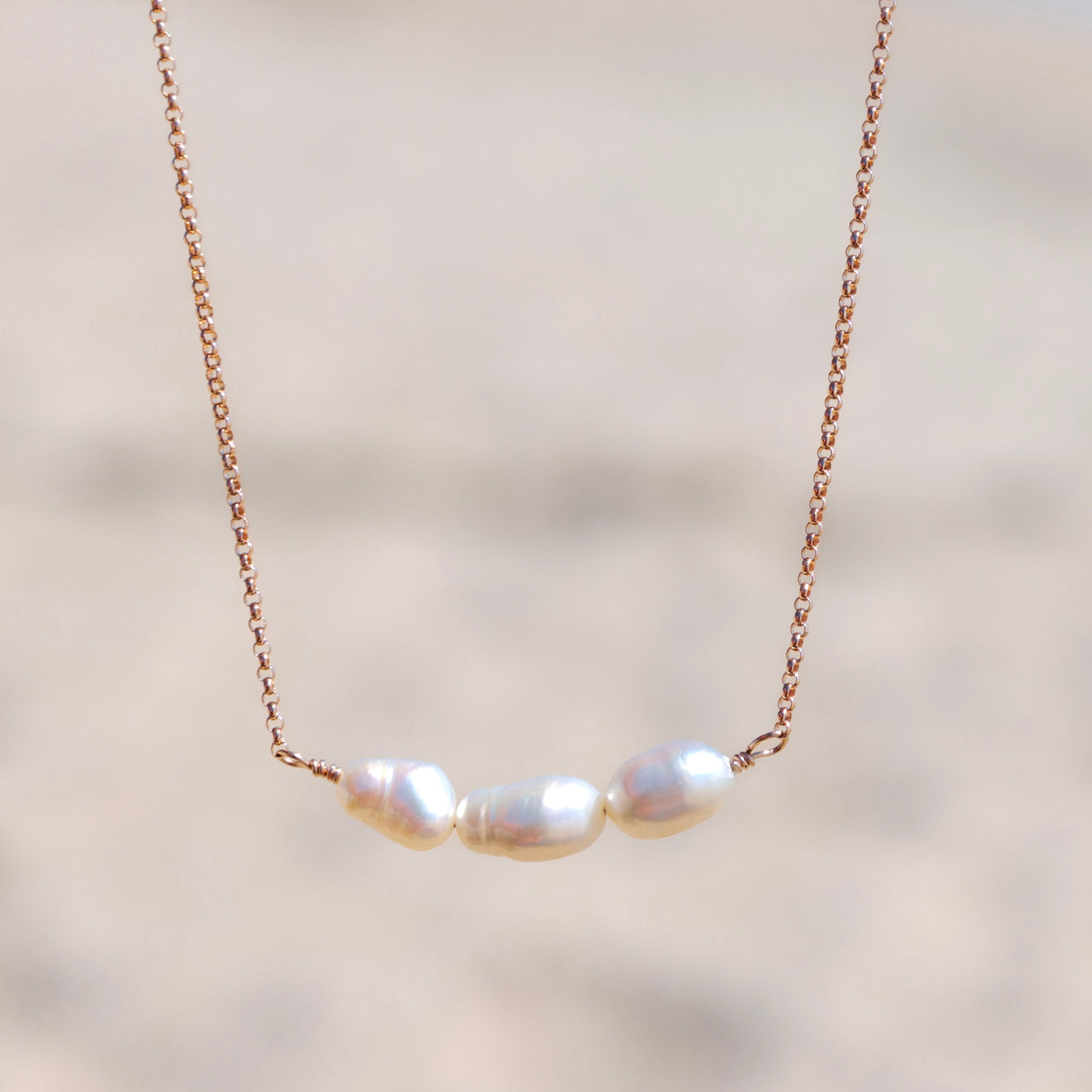 Baroque Pearl Layering Necklace